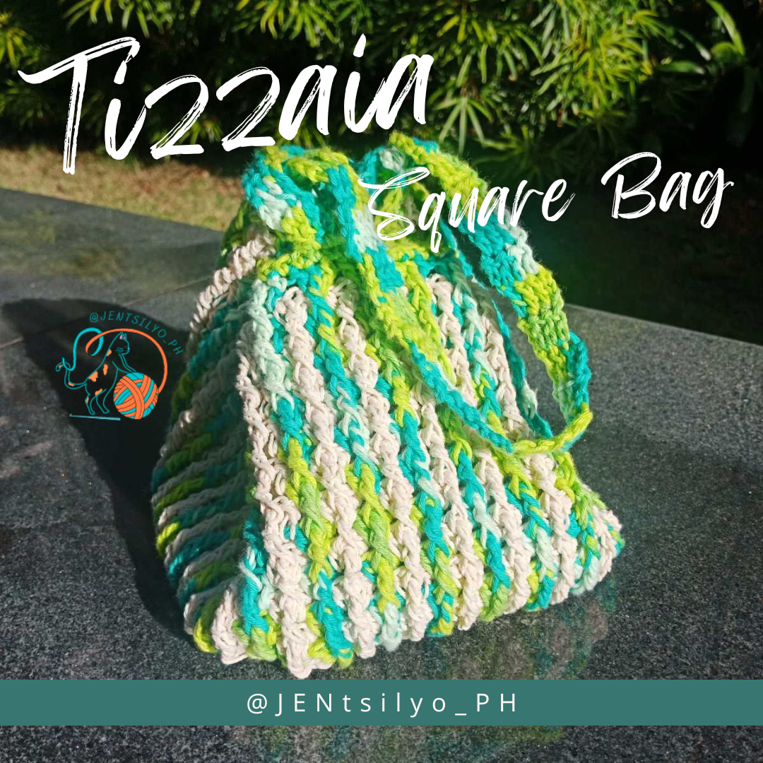 Tizzaia Square Bag Crochet Written Pattern