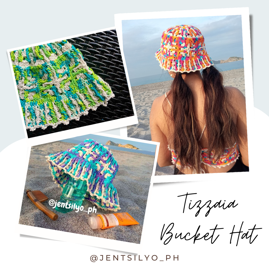 Tizzaia Bucket Hat Crochet Written Pattern