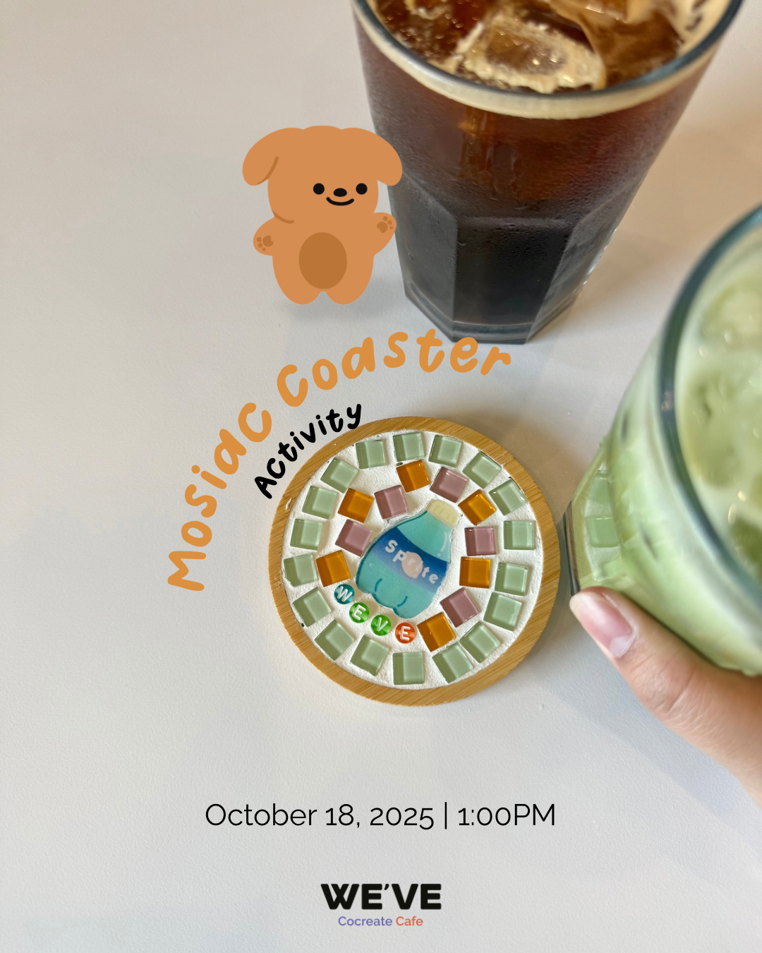 Mosaic Coaster Workshop (October 18, 2025)