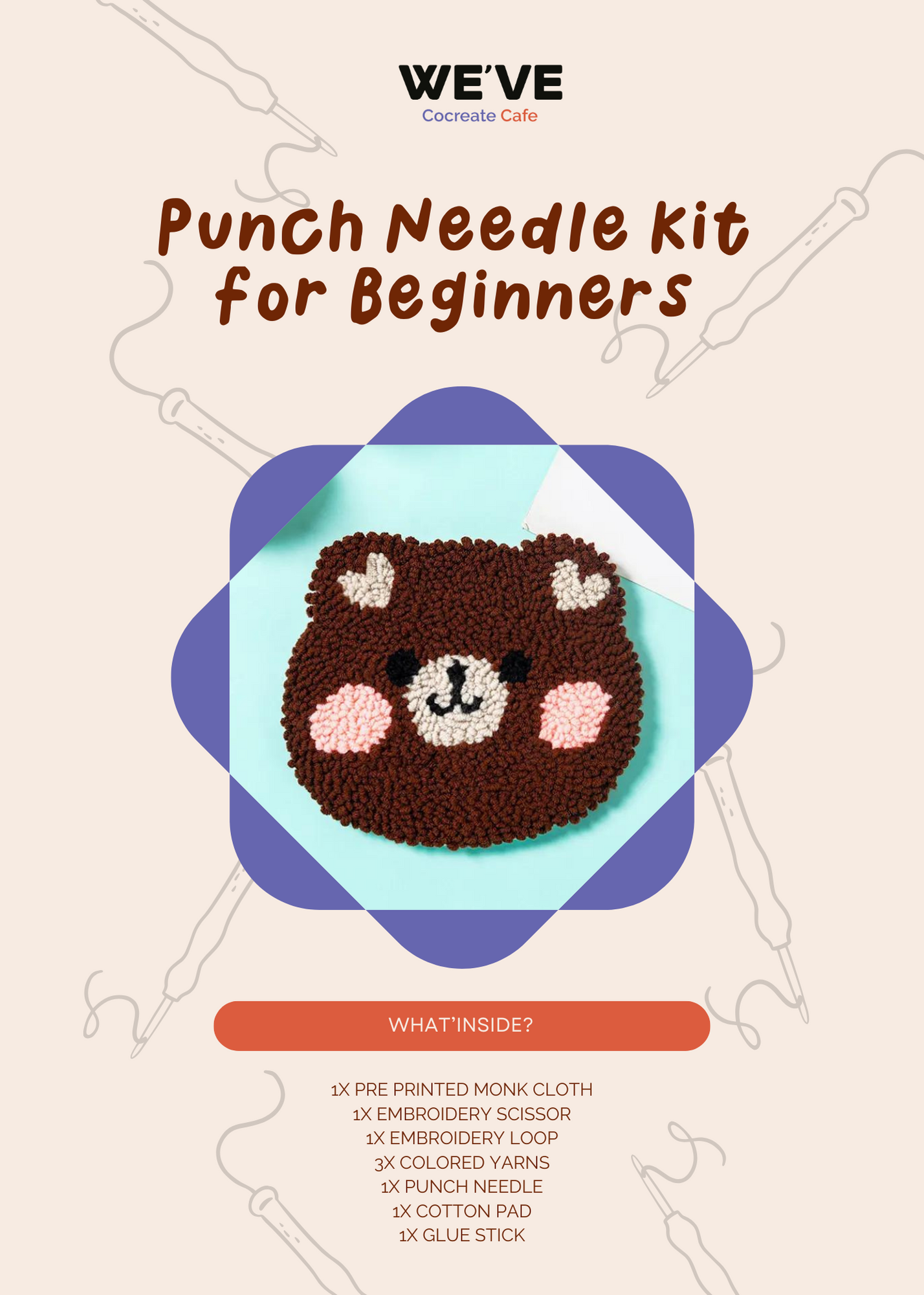 Punch Needle Kit for Beginners