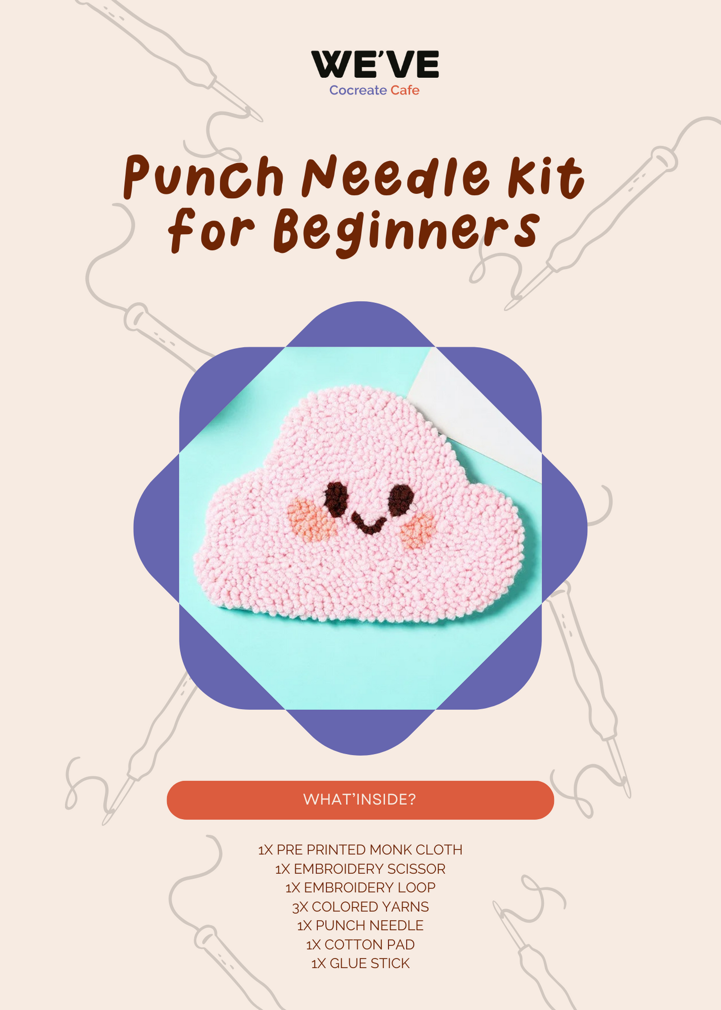 Punch Needle Kit for Beginners