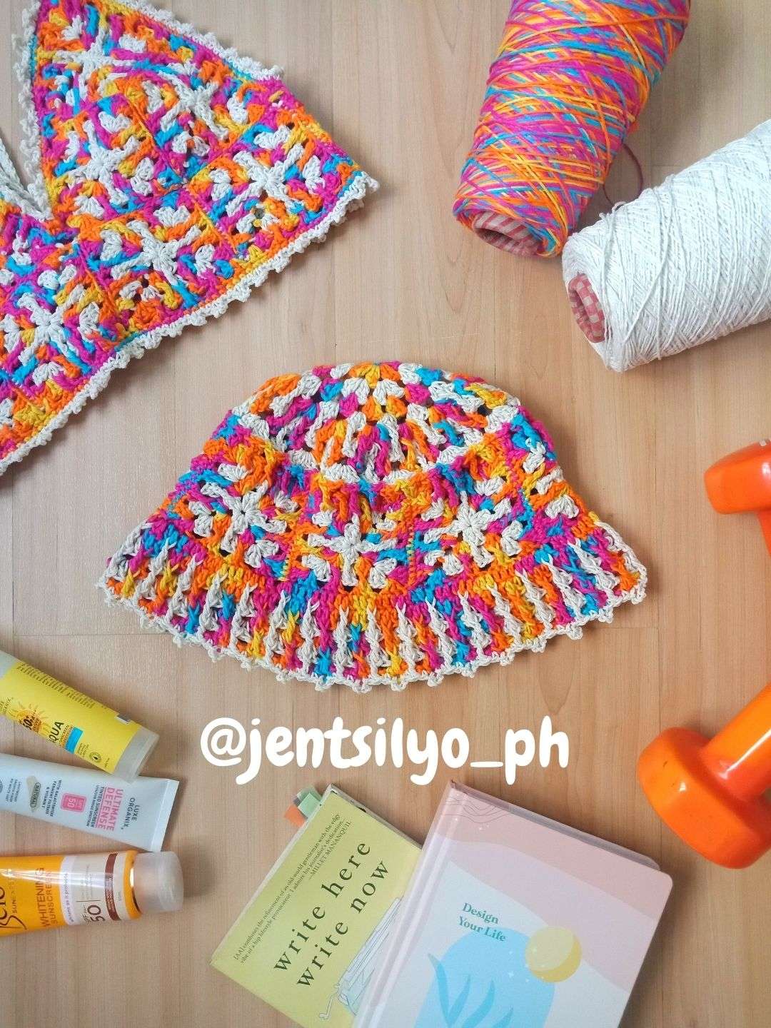 Tizzaia Bucket Hat Crochet Written Pattern