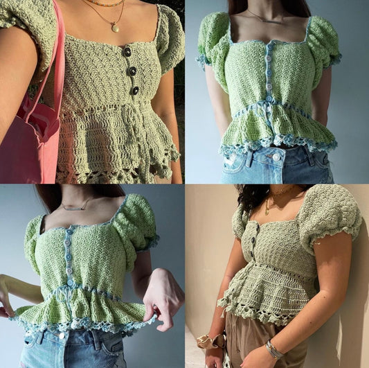 Hiraeth Top/Dress Crochet Written Pattern