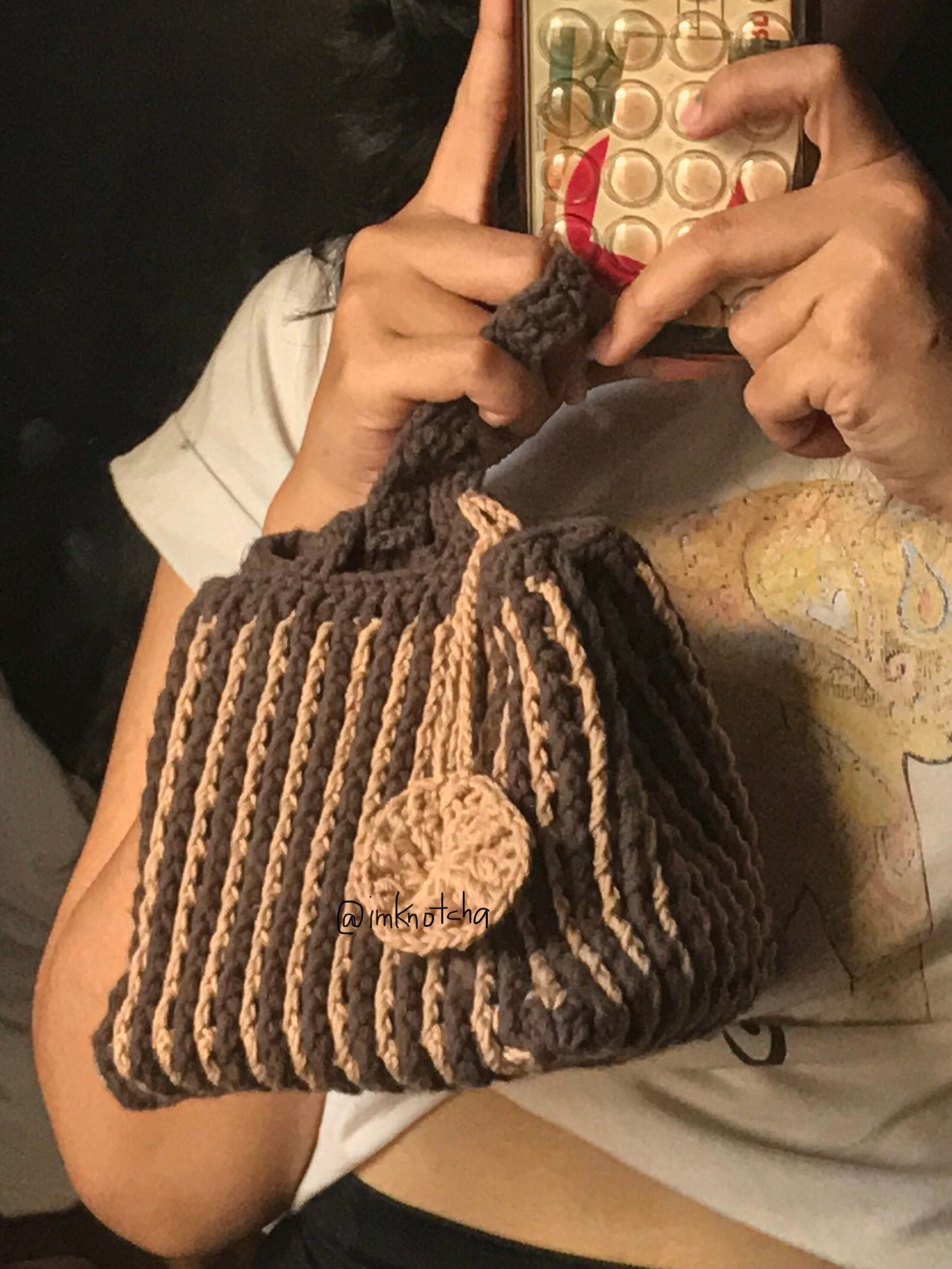 Tizzaia Square Bag Crochet Written Pattern