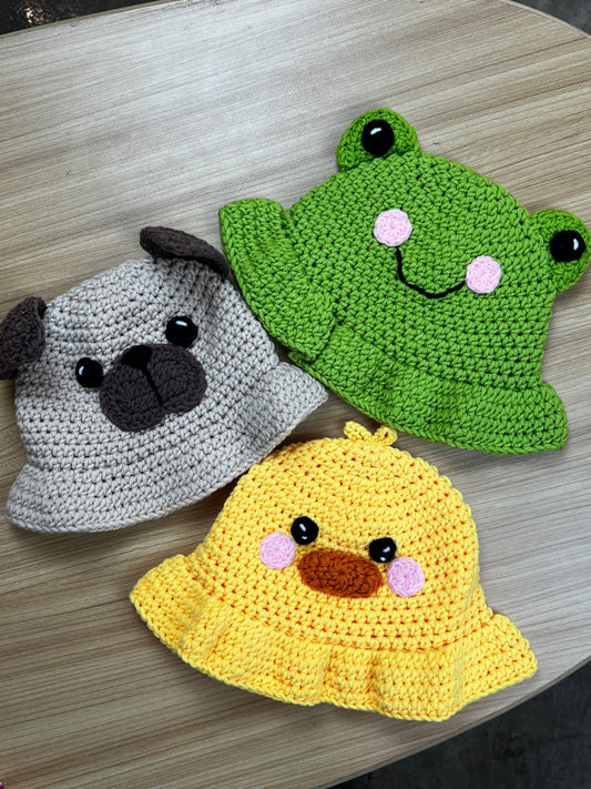 Baby Bucket Hats by @fairycrafter.ph