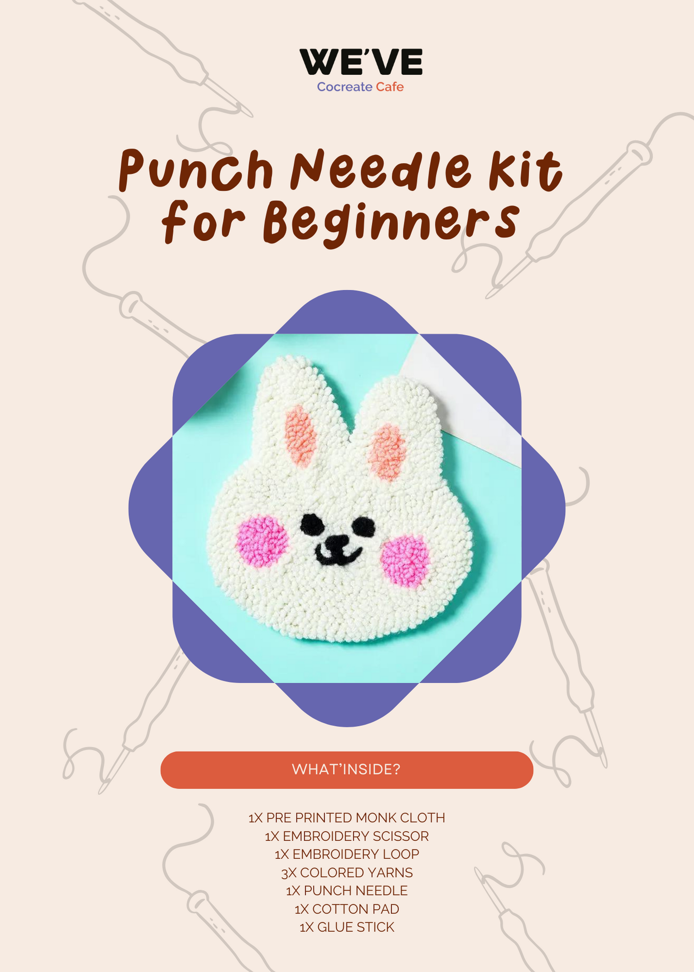 Punch Needle Kit for Beginners