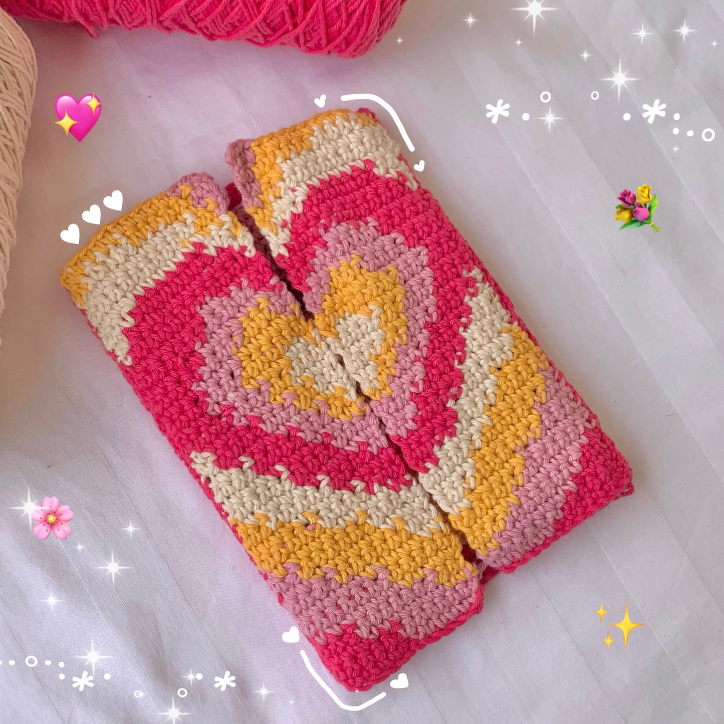 I Heart U Hook Case Crochet Written Pattern