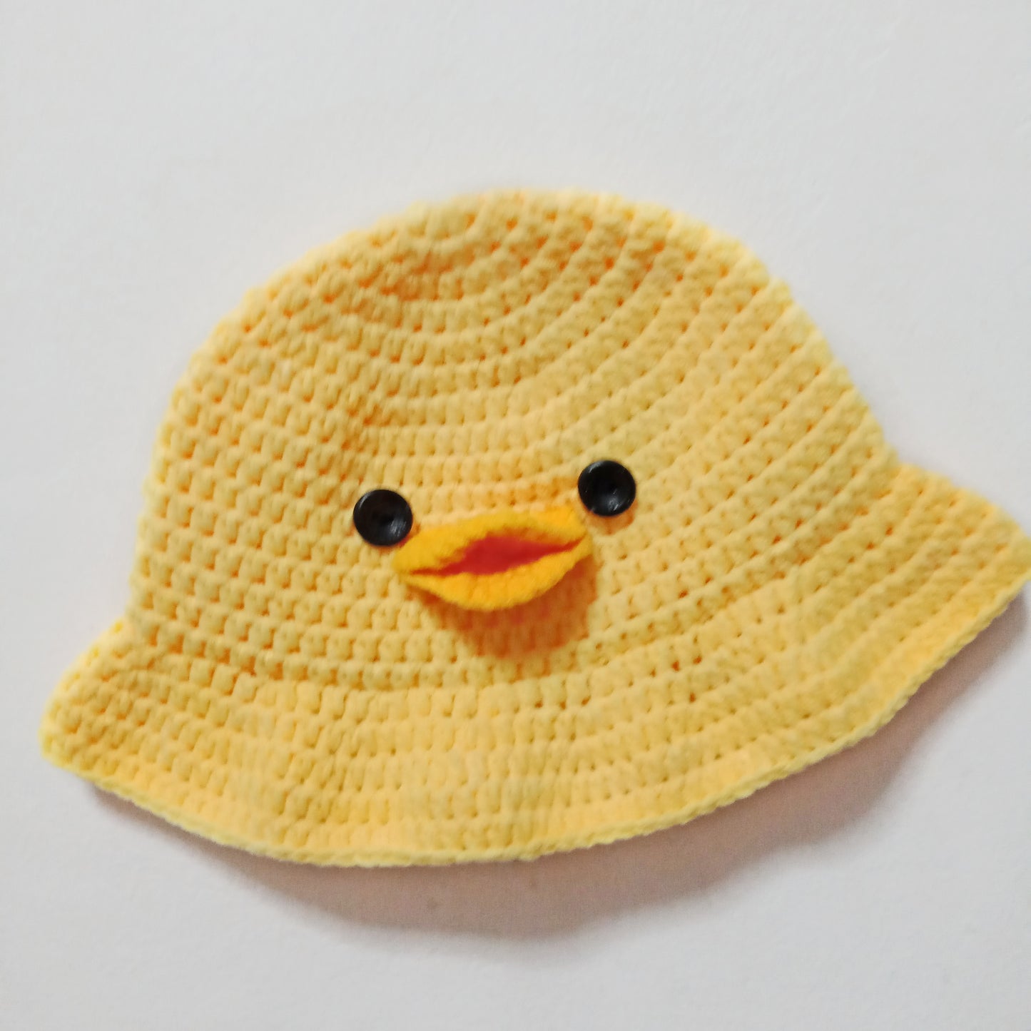 Duck Bucket Hat Crochet Written Pattern